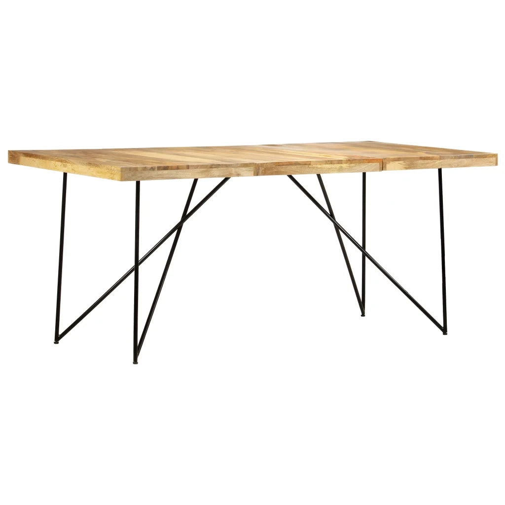 Tavolo da Pranzo | Tavolo da cucina 180x90x76 cm in Legno Massello di Mango