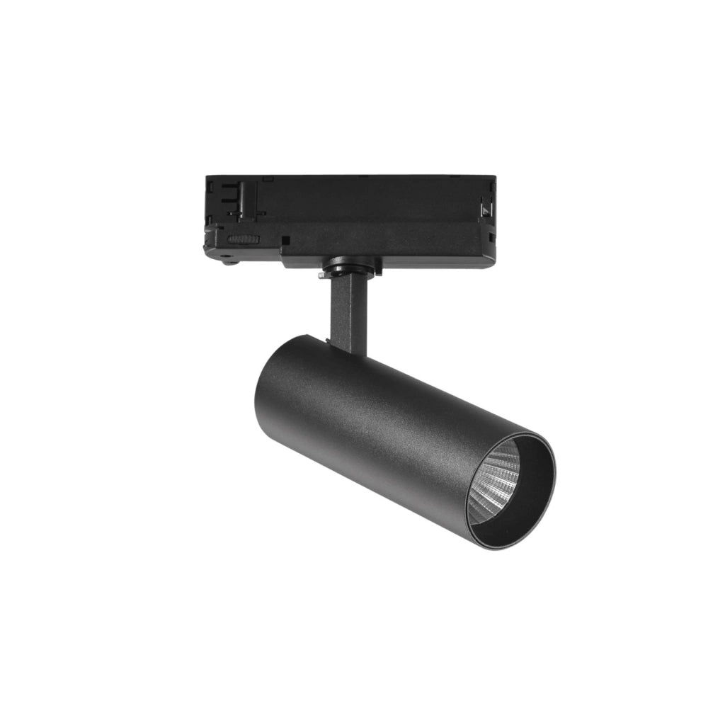 FARO BINARIO PLANE NERO LED 20W 2450LM 3000K 6X15CM