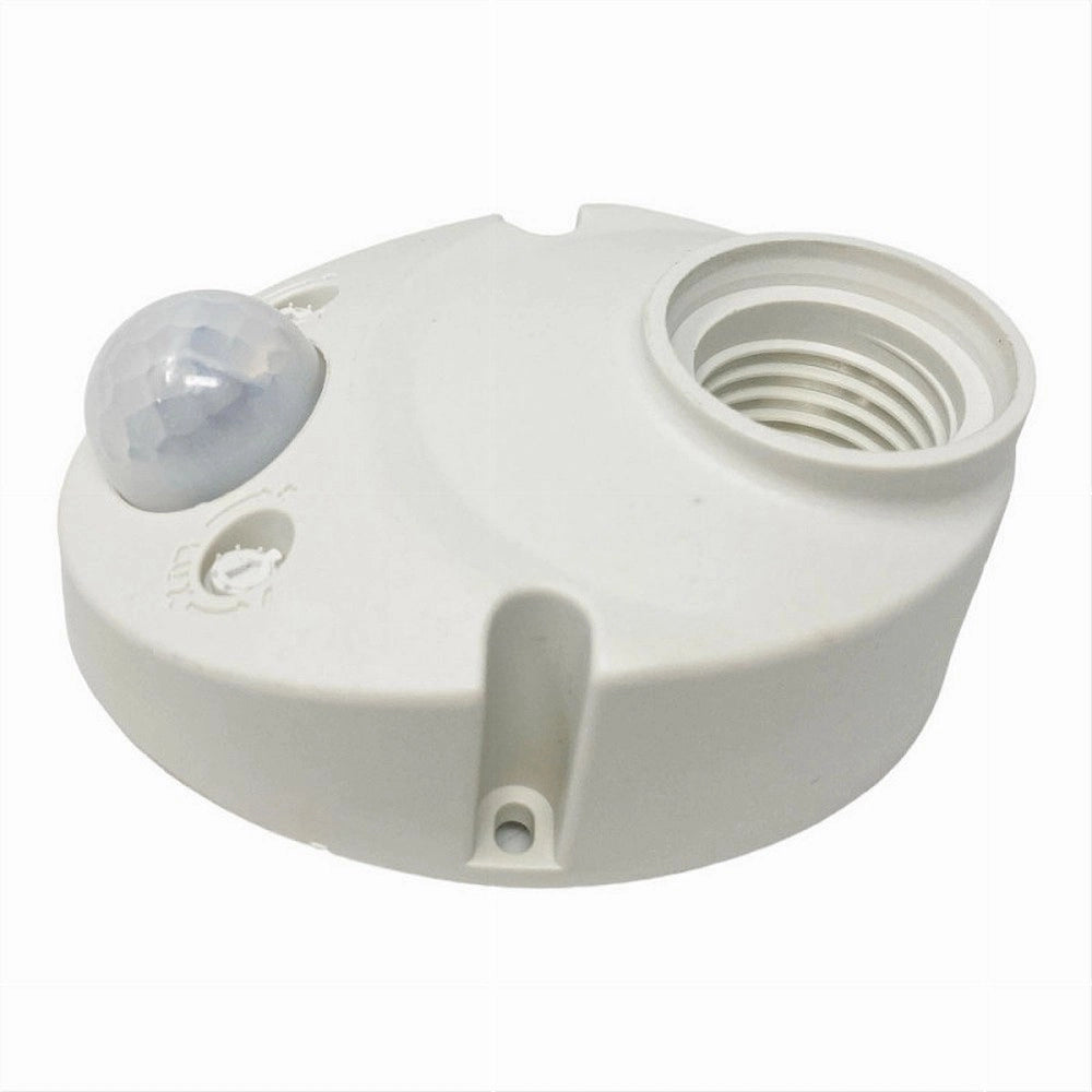 Trade Shop - Sensore Di Movimento 360° Pir Infrarossi Rilevatore Per Lampadine 60w E27 Ycb1061 -