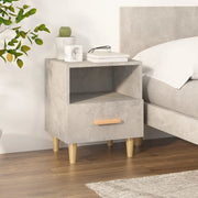 Comodino Grigio Cemento 40x35x47 cm cod mxl 30217