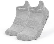 Yogasokke antiscivolo - calze da bagno in cotone - calze con assorbimento di sudore e funzione antiscivolo - adatte per Pilates, danza classica, danza su piedi nudi, calze antiscivolo per ospedale - unisex (M, 39-42)