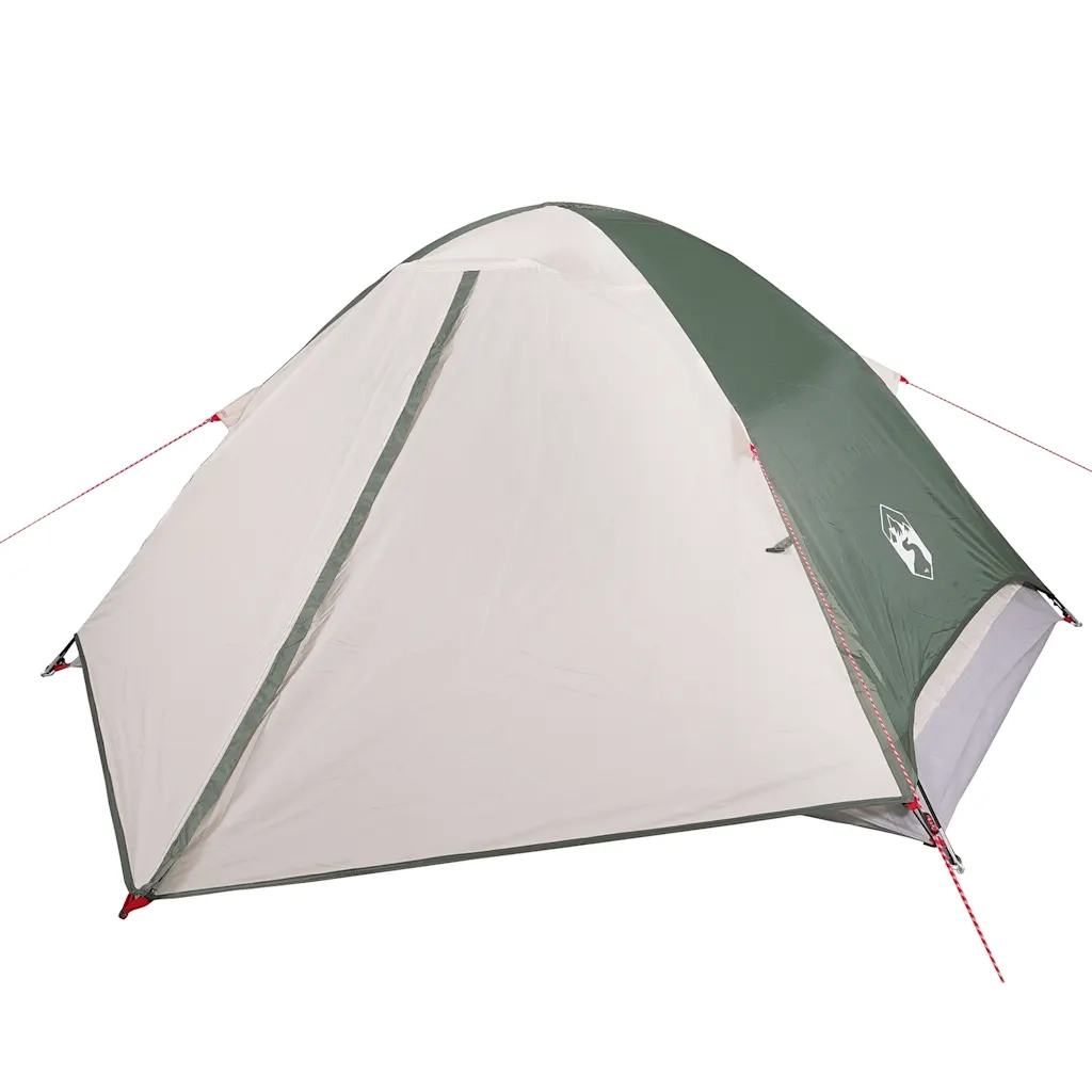 Tenda da Campeggio a Cupola per 2 Persone-Tenda per Escursionismo Verde Impermeabile 211850