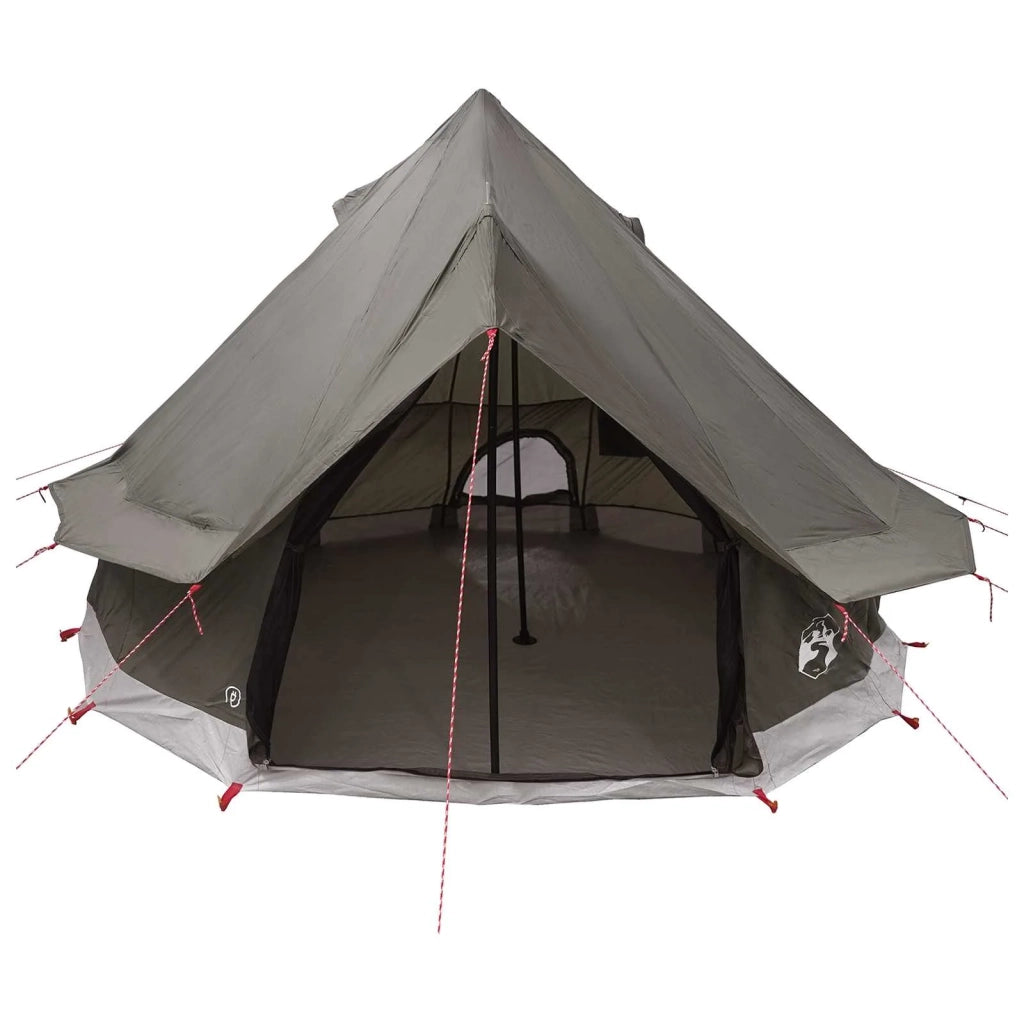 Tenda Tipi Marrone Grigio 250 x 250 cm Poliestere e Acciaio 42029022
