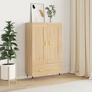 Credenza-Buffet-Armadio da cucina Rovere Sonoma 69,5x31x115 cm in Legno Multistrato 610976