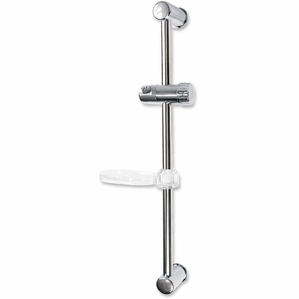 Asta saliscendi colonna doccia regolabile e portasaponetta 60 CM A.69155