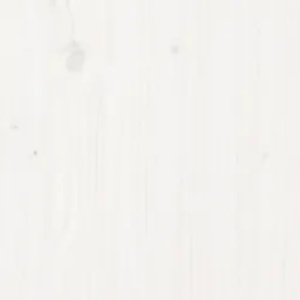 Giroletto-Struttura Letto Bianco in Legno Massello 90x200 cm 688045