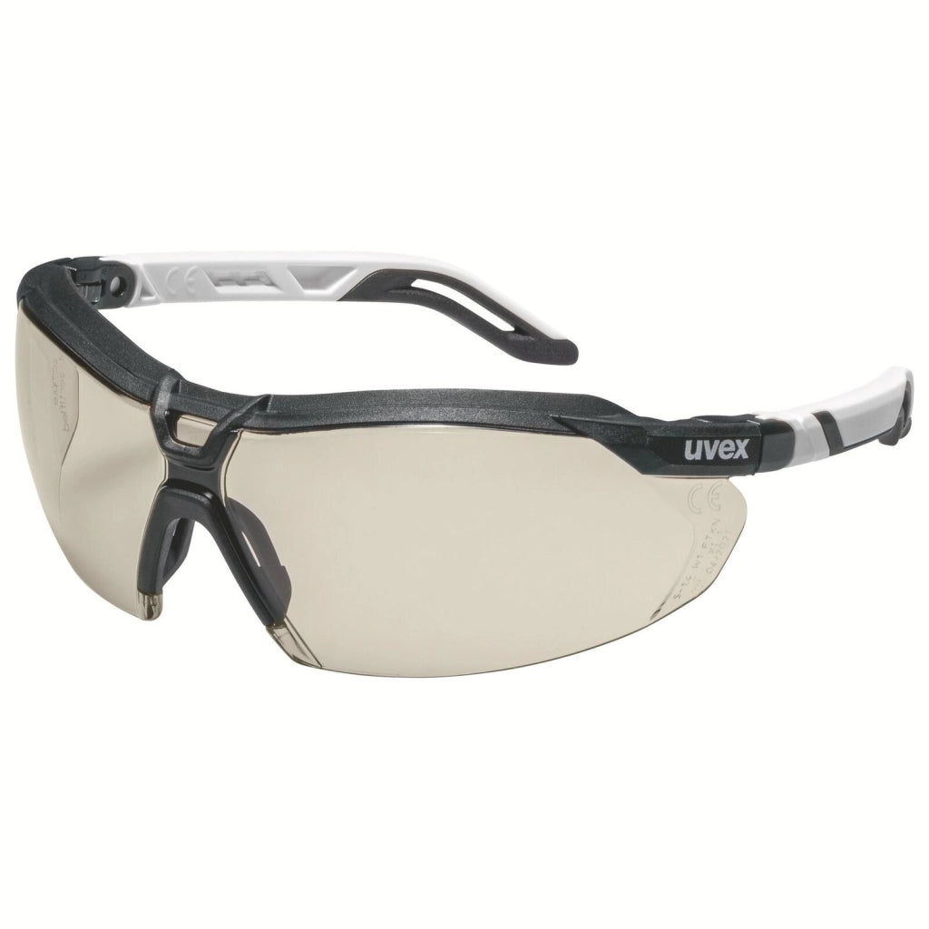 Uvex i-5 9183 064 Occhiali di sicurezza Nero, Bianco