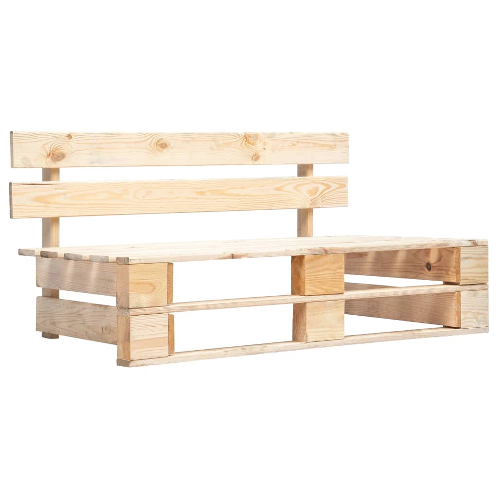 Mobili da giardino mobili da esterno Set di mobili su pallet da 6 pezzi con cuscini in legno di pino impregnato 02_0018485