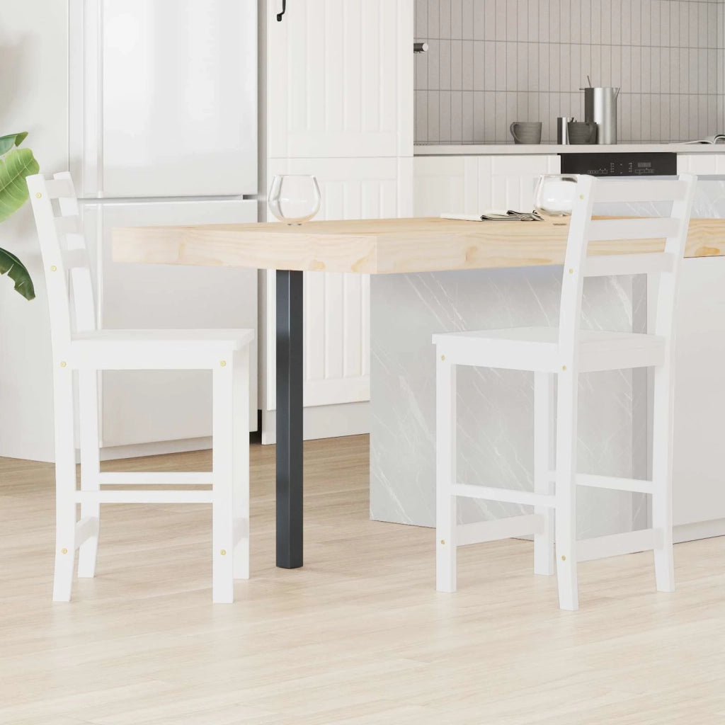 Sedie da pranzo 2 pcs Bianco 40 x 47,5 x 99,5 cm