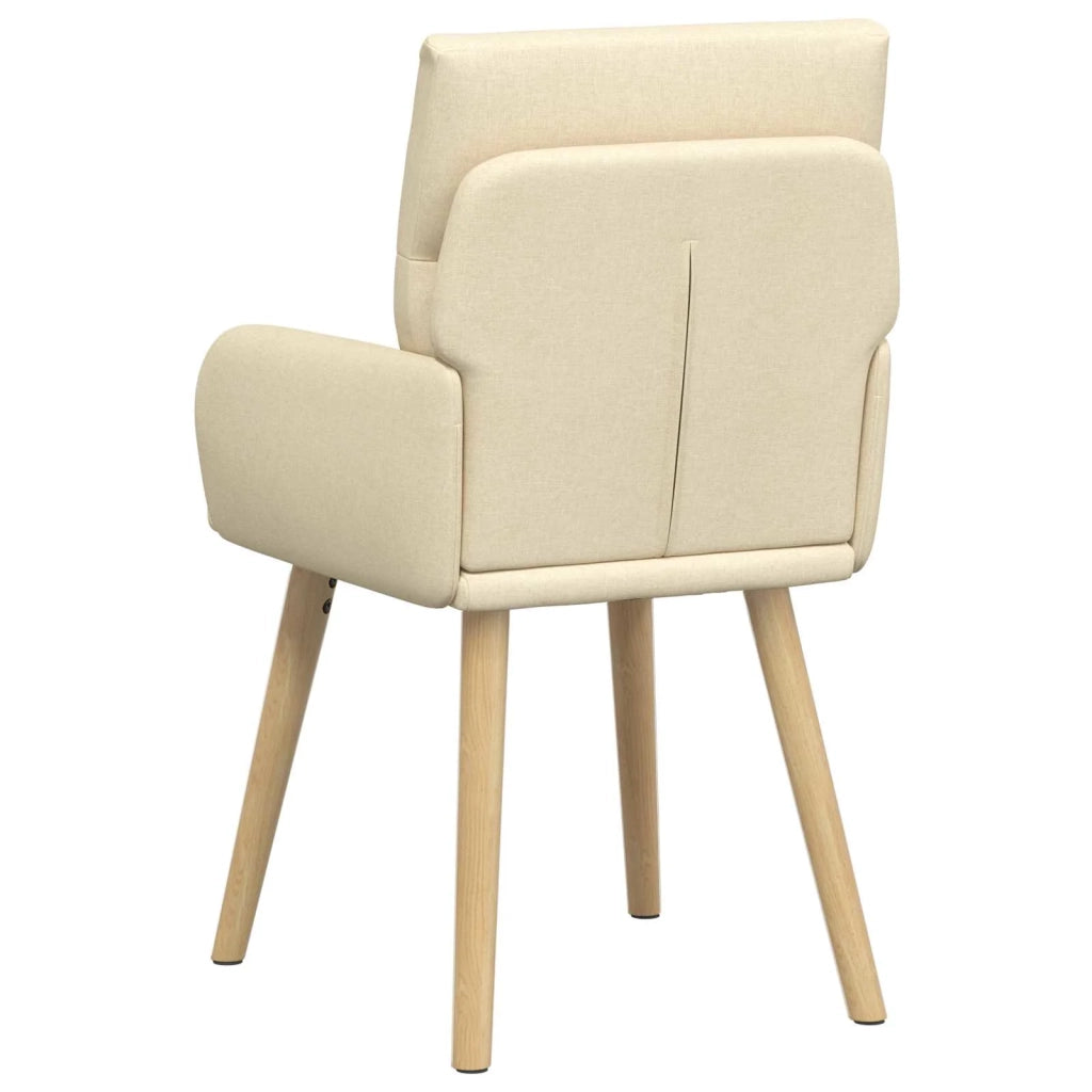 Sedie da pranzo 2 pz Tessuto Crema 60 x 56 x 96 cm 42034364