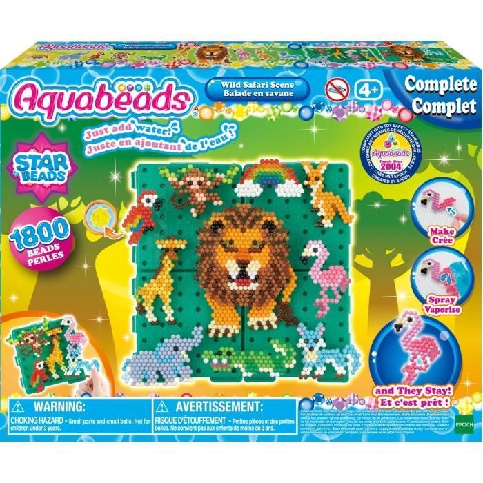Gioco di perline da stirare - AQUABEADS - 31968 - Passeggiata nella savana