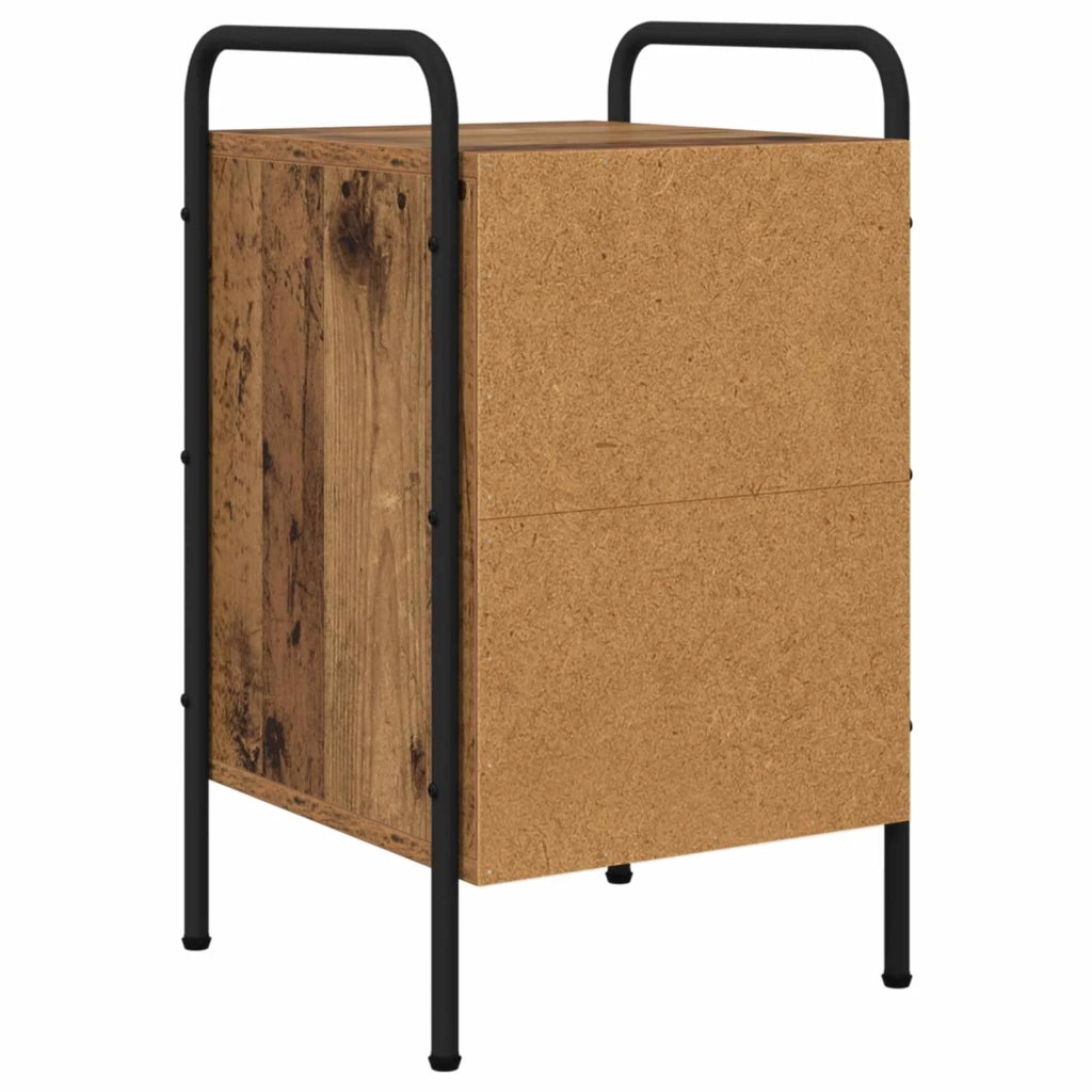 Armadio da Notte 2 pz Legno antico 35 x 36,5 x 61 cm 8007656