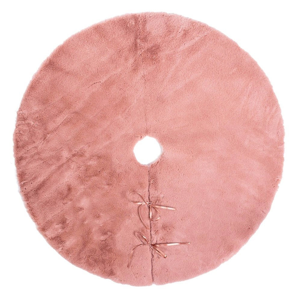 Copribase Albero Kathlyn Rosa Antico, Diametro 90cm (4 Pezzi)