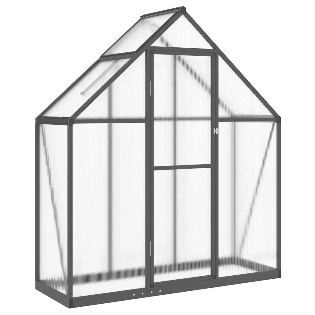 vidaXL Telaio Serra con Base Antracite 169x58x195 cm in Alluminio