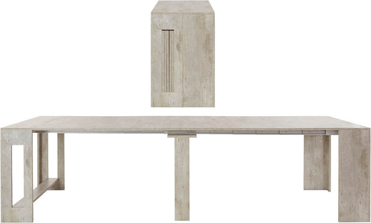 Consolle Allungabile 51/300x90x77 cm Pratika Cemento Bronx