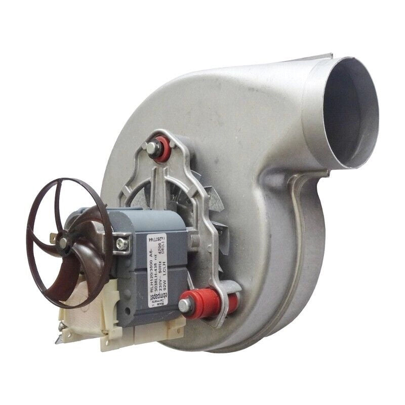 Motore estrattore aspiratore fumi per Stufa a Pellet EBM RLH120/3800A17-3038LH-463 Lungo: 184mm Bocc.: 60mm