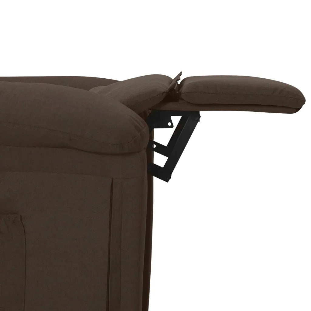 Poltrona Massaggiante Elettrica Marrone scuro in Tessuto cod mxl 31697