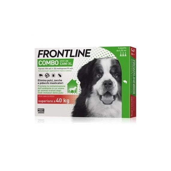 ANTIPARASSITARIO 'COMBO' FRONTLINE cani 10/20 kg - 3 pipette - FRONTLINE