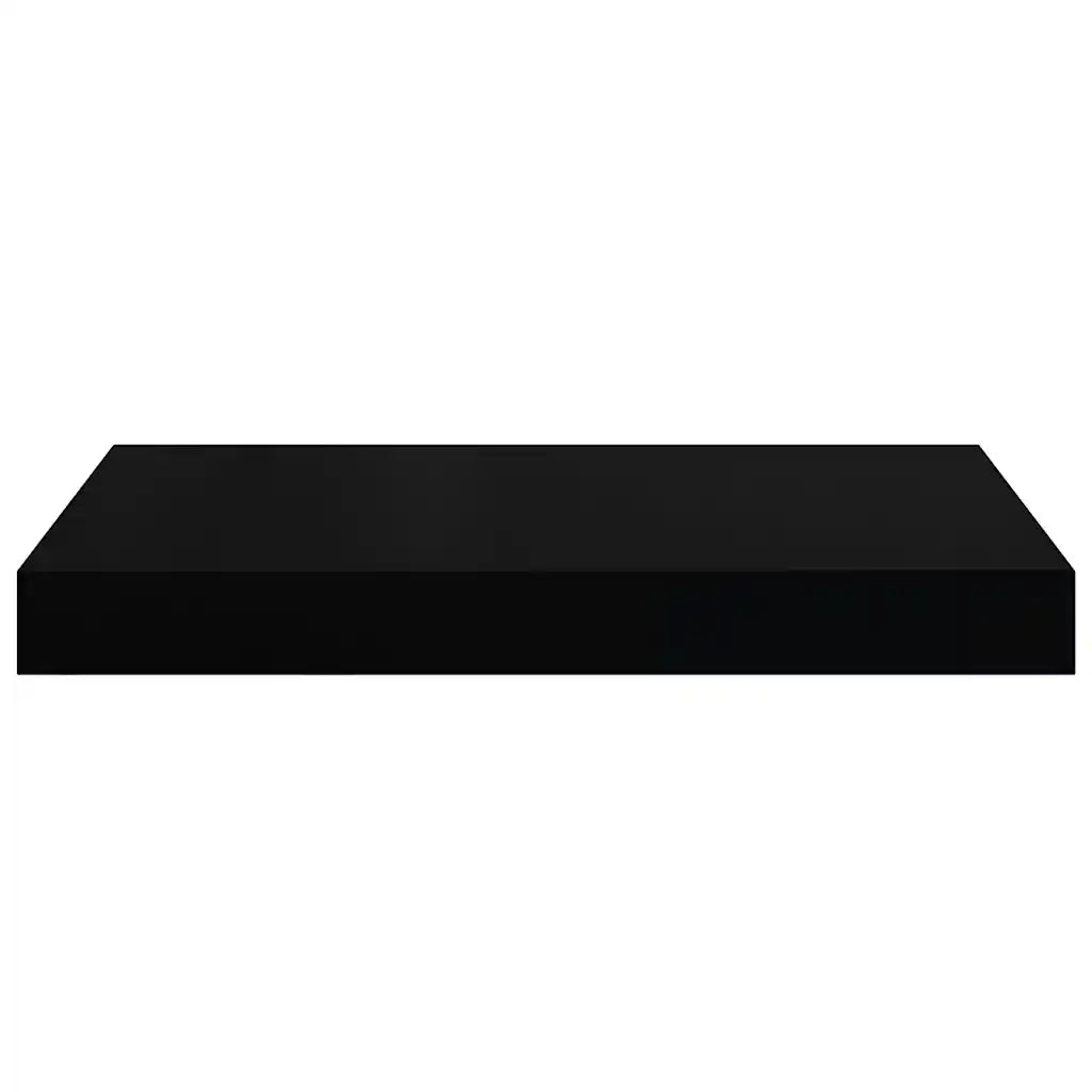 Scaffali a Parete 2 pz Neri 40x23x3,8 cm in MDF 323827