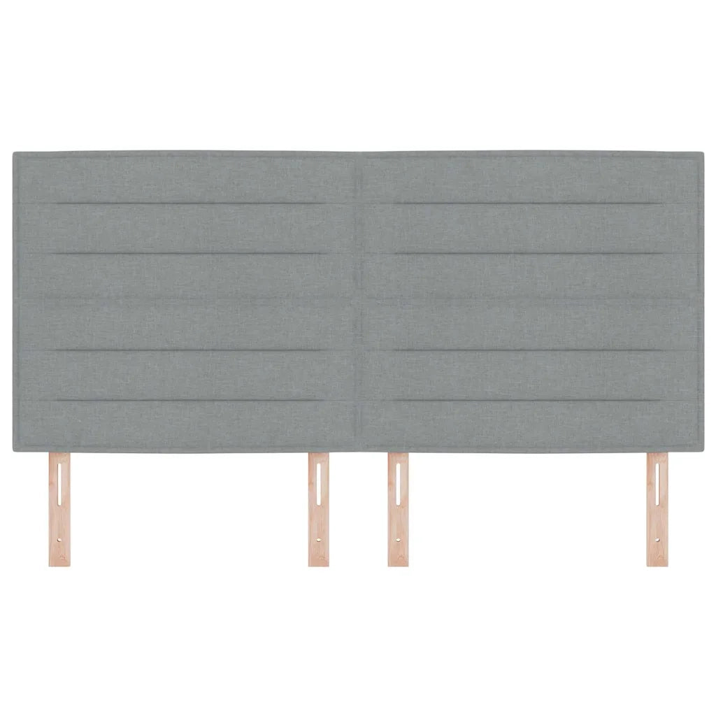Testiera Grigio chiaro 180 cm Tessuto 3337698