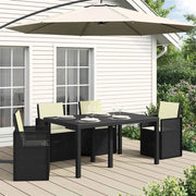 Cuscini per Seduta e Schienale 4 pcs Crema 47 x 45 x 2 cm 899977