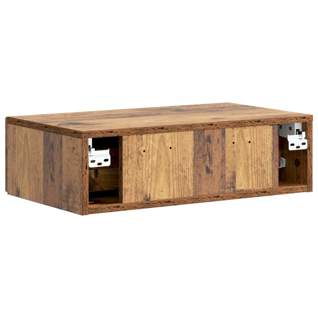 Tavolino da Parete Laterale Legno antico 59 x 34,5 x 17 cm 898153