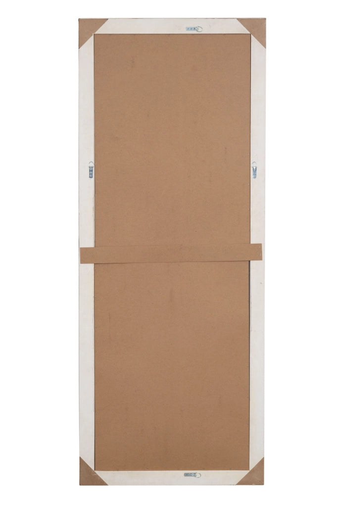 Biscottini Specchiera da parete e appendere verticale/orizzontale L72xPR4xH180 cm finitura foglia oro anticato.