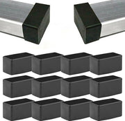 12 pezzi di gomma per piedi per protezione di pavimenti in legno duro (15x30mm)