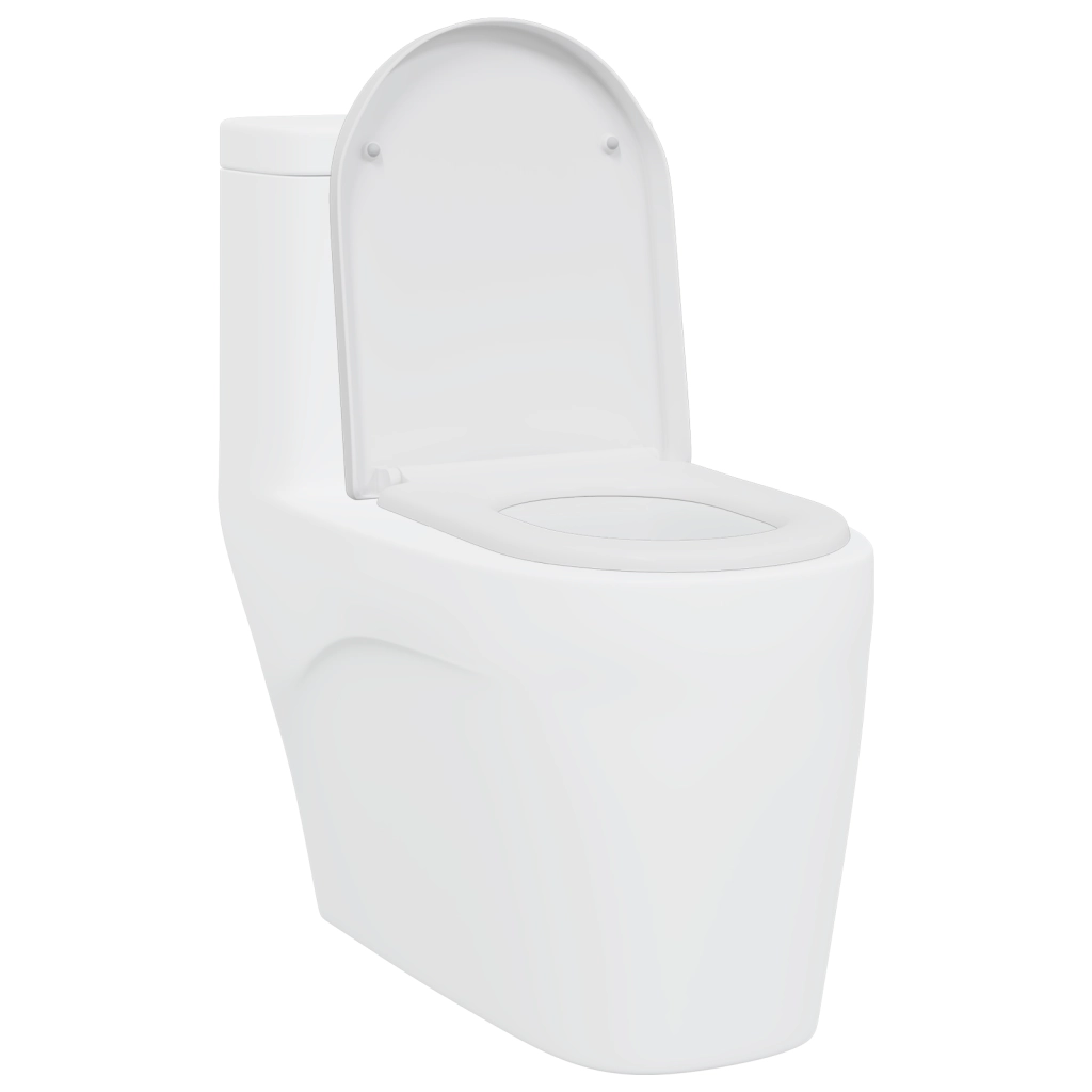 Sedile per Toilette a Rimozione Rapida con Soft Close Duroplast Bianco di