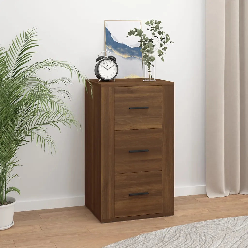 Credenza-Buffet-Armadio da cucina Rovere Marrone 40x33x70 cm in Legno Multistrato