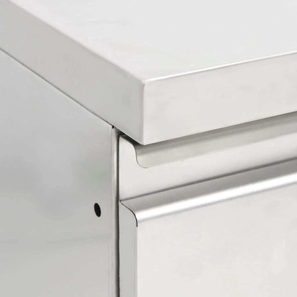 Mobile da cucina professionale 96 cm con 2 cassetti acciaio inox 02_0000001