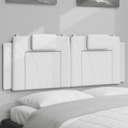 Cuscino Testiera Viana Bianco 120 cm in Similpelle 374782