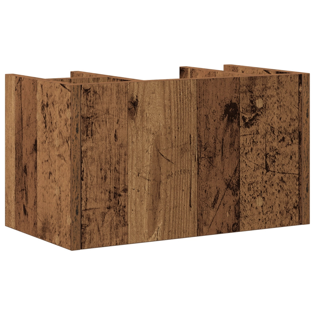 Organizzatore da scrivania Rovere Vecchio 44.5x24x25 cm Legno Ingenerizzato