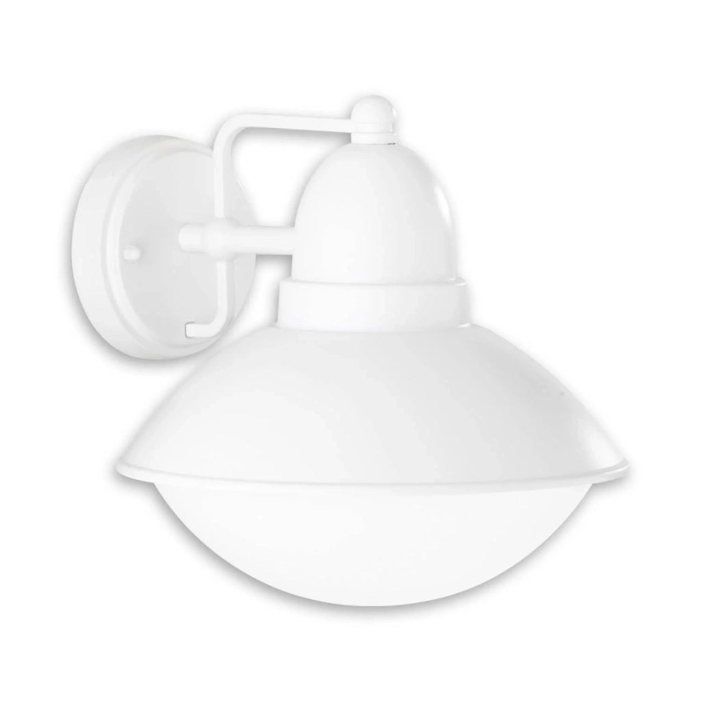 LÚZETE - LAMPADA DA PARETE PER ESTERNI PÓLUX ALLUMINIO BIANCO