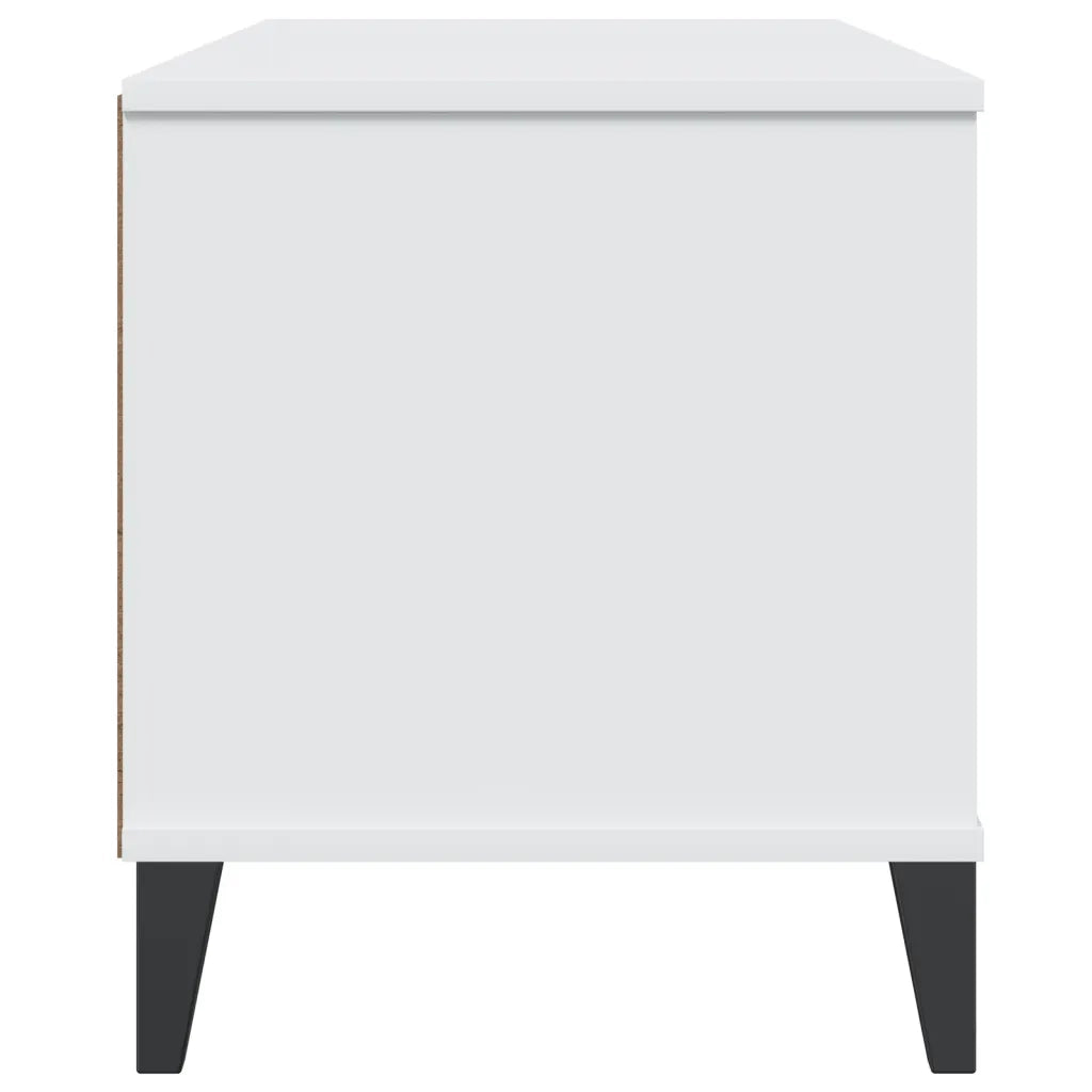 Mobile TV-Credenza per TV-Console TV VIKEN Bianco in Legno Multistrato
