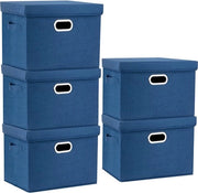 Opacchi per capiente cassetti, grandi, opacchi per capiente cassetti per armadio, camera da letto dei bambini, opacchi per la gestione di casa e ufficio, 5 pezzi, classico blu