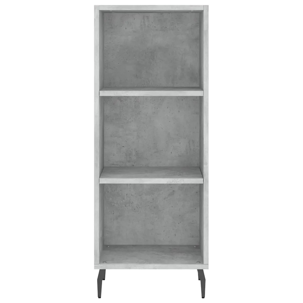 Credenza Grigio Cemento 34,5x34x180 cm in Legno Multistrato 3200341