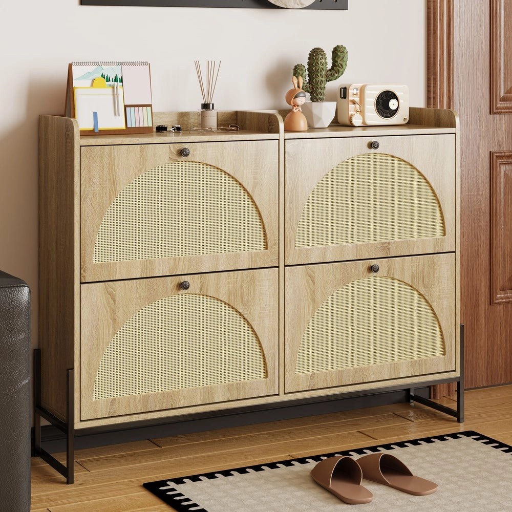 Scarpiera con 4 Ante Ribaltabili Slim ¨C MINIMAL ¨C Portascarpe Ingresso Salvaspazio