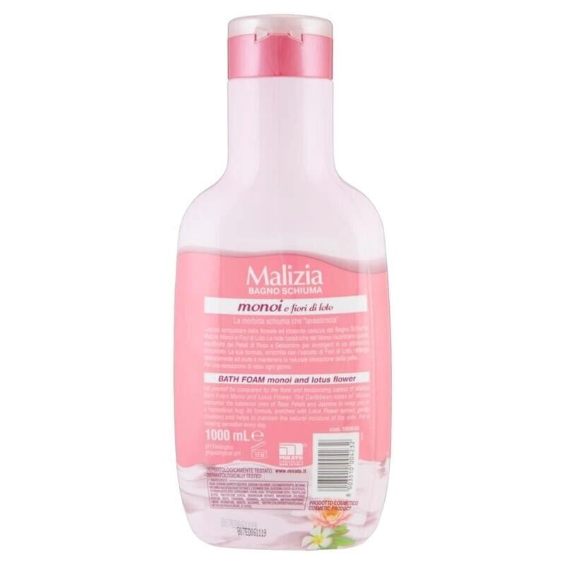 MALIZIA BAGNO SCHIUMA 1LT MONOI E FIORI DI LOTO
