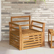 Set di divani da esterno Legno di Acacia Massello 3436354