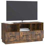 Mobile TV | Armadietto TV | Mobile Porta TV Rovere Fumo 102 x 34,5 x 47 cm Legno ingegnerizzato