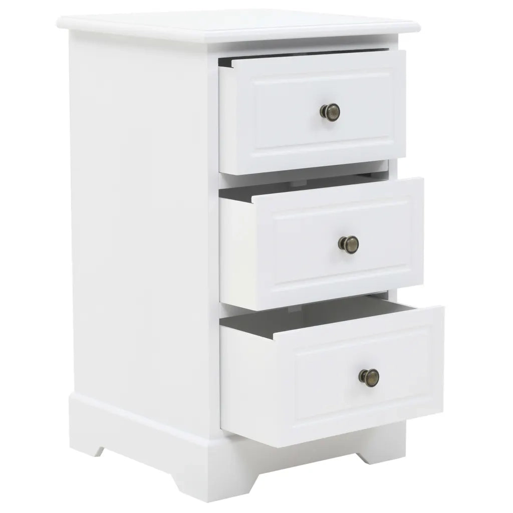Comodino in MDF e Legno di Pino 35x32x59 cm cod mxl 31202