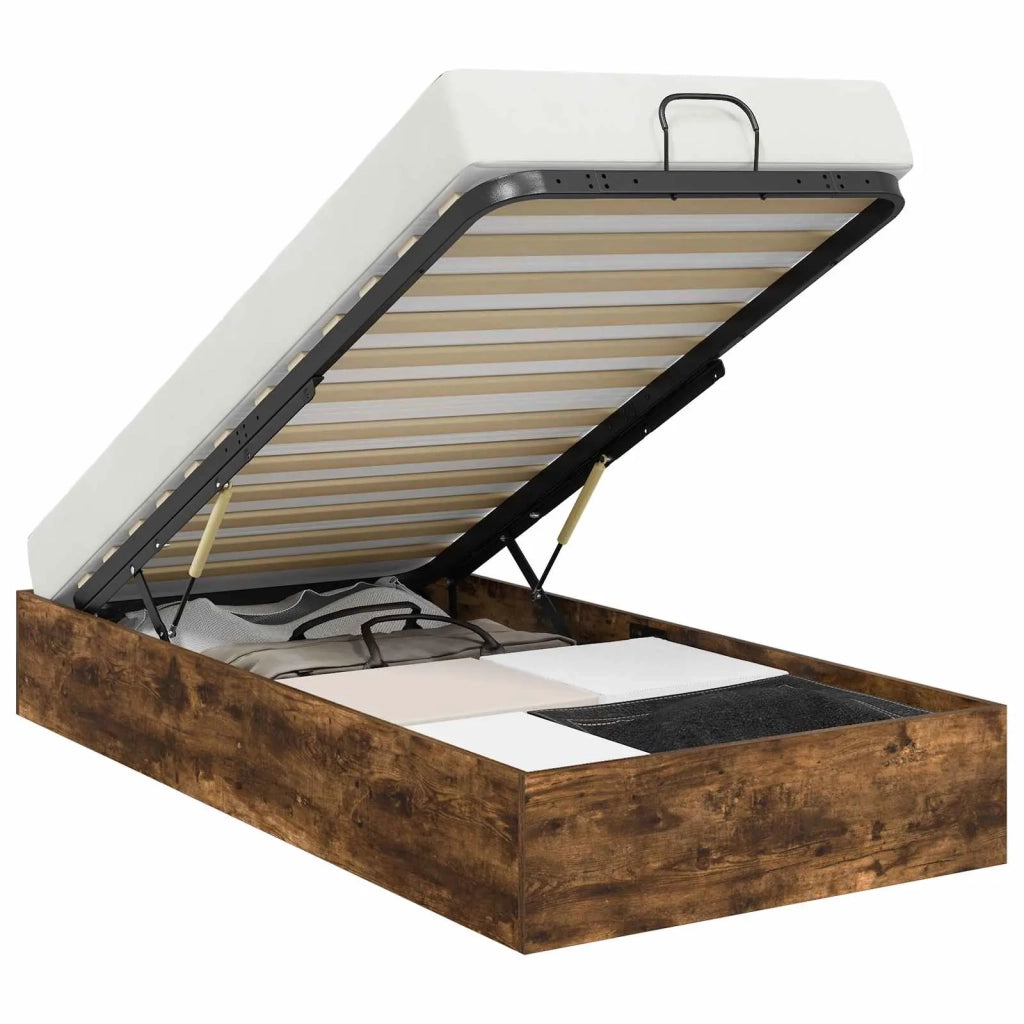 Letto ottomano Quercia Affumicata 203 x 90 x 25 cm 3409257