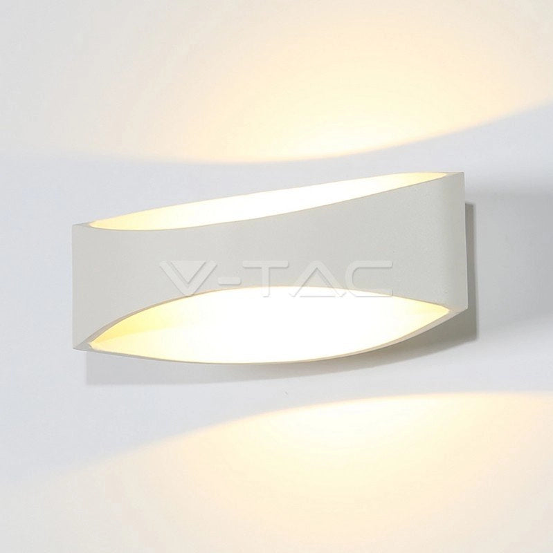 Lampada LED da Muro Arrotondata 5W Colore Bianco 4000K IP20 SKU 8232