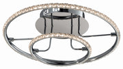 Plafoniera LED Candellux Adel 40cm 36W cromo cristallo