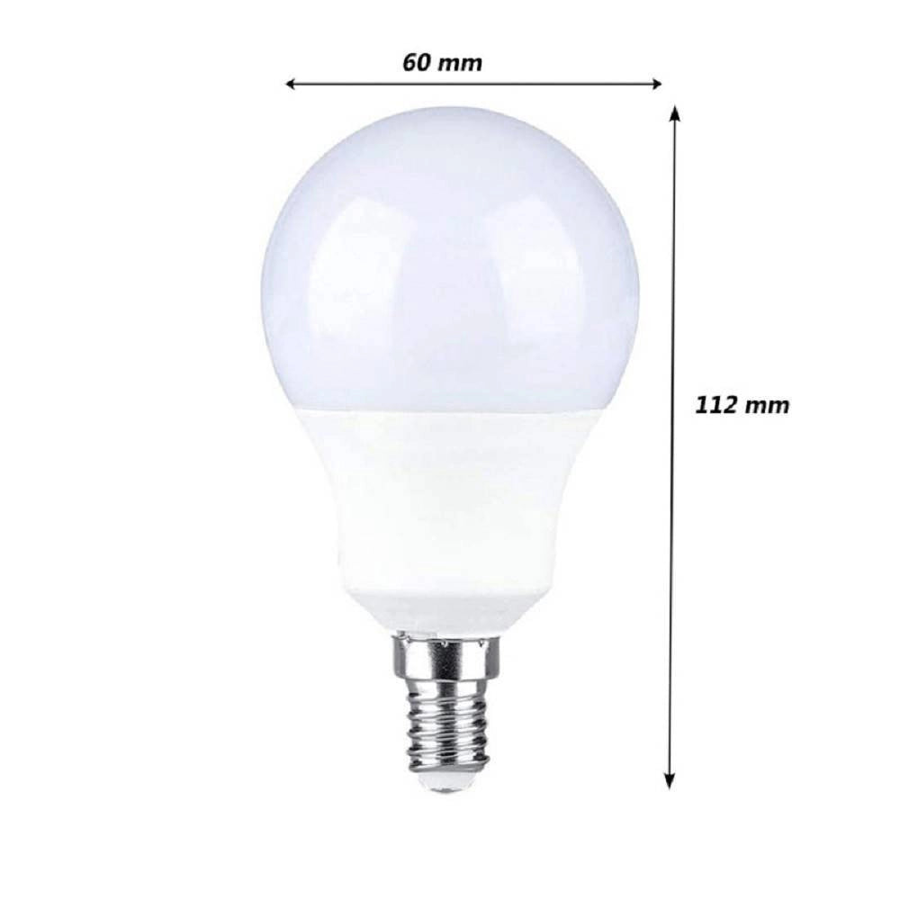 Trade Shop - Lampadina Led A60 E14 12 W Luce Fredda 6500k Calda 3000k Naturale 4000k A60t-12w -