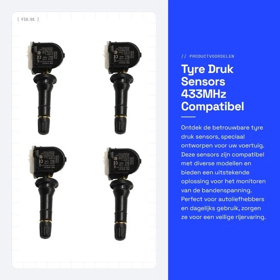 Sensore di pressione pneumatica - Adatto per MRXAG6SP4/2014DJ3194/2546A-AG6SP4 - Compatibile con C*He/Vrolet Si*L/Verado - Compatibile con G*M/C - 433MHz - Monitor di pressione pneumatica