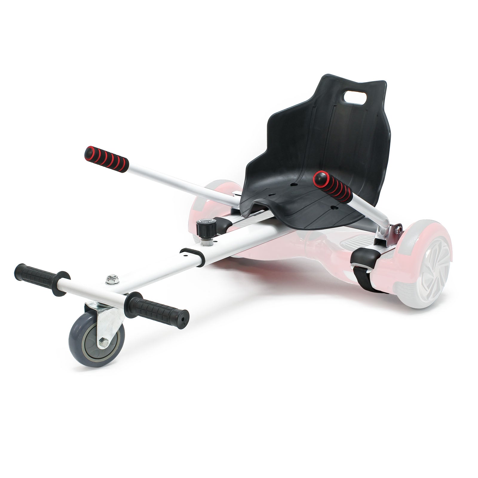Sedile per hoverboard max 120 kg rosso, regolabile, per scooter elettrico autobilanciato