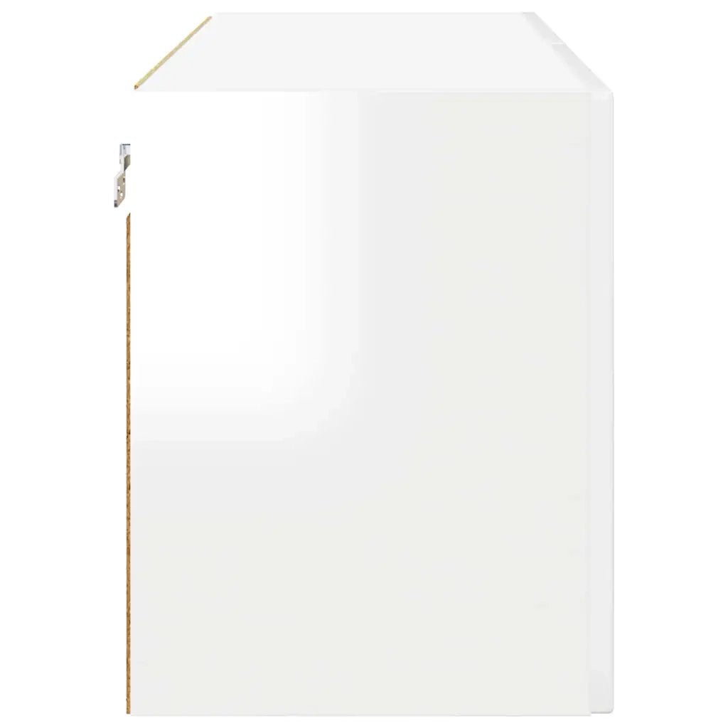 Pensile da cucina | Armadietto a muro PORTO Bianco Lucido 80 x 31 x 40 cm