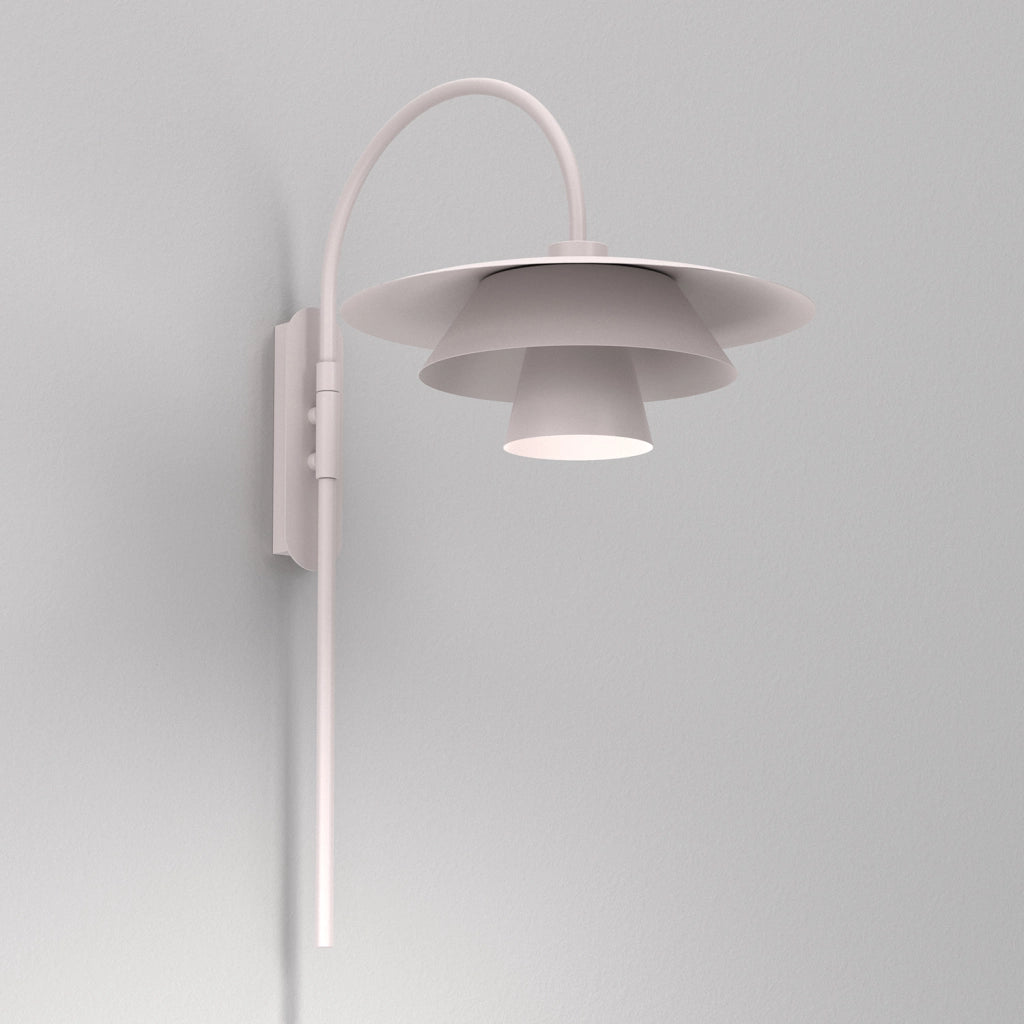 Applique Plato 1 luce cashmere metallo E27 Luminex